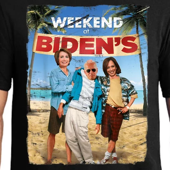 Weekend At Biden's Funny Joe Biden President Democrat Pajama Set