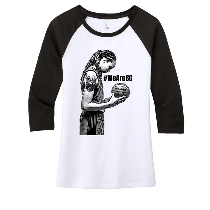 We Are BG Shirt Women's Tri-Blend 3/4-Sleeve Raglan Shirt