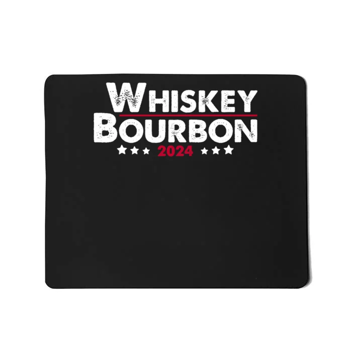 Whiskey And Bourbon 24 Whiskey Lovers Drinker Election 2024 Mousepad