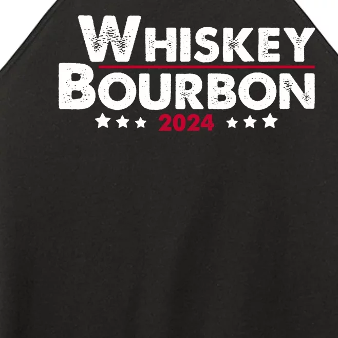 Whiskey And Bourbon 24 Whiskey Lovers Drinker Election 2024 Women’s Perfect Tri Rocker Tank