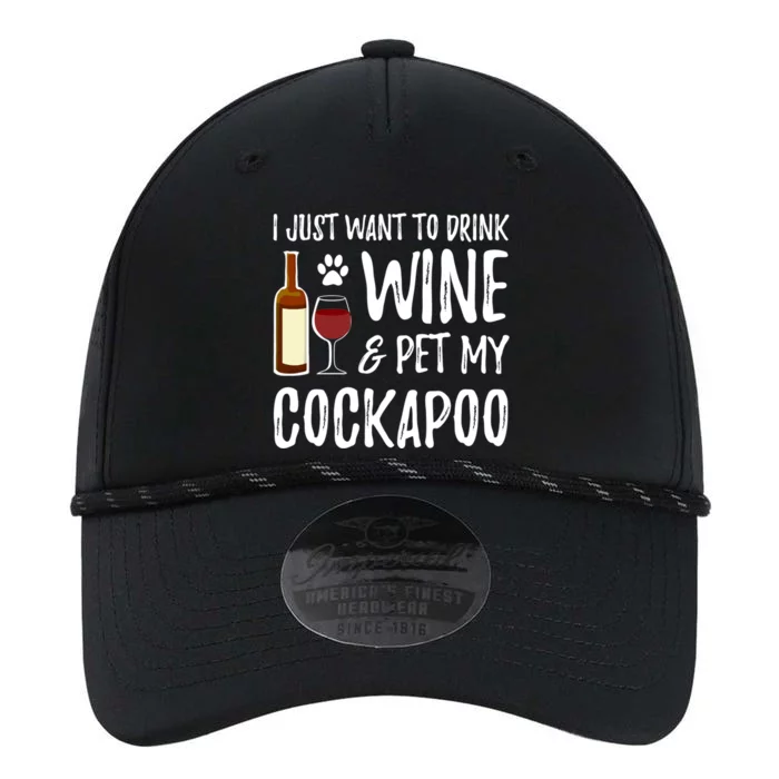 Wine And Cockapoo Cool Gift Funny Dog Mom Or Dog Dad Gift Idea Great Gift Performance The Dyno Cap