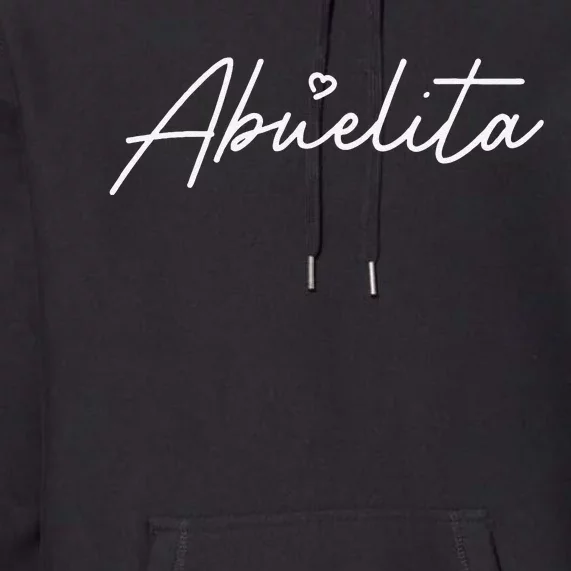 Women's Abuelita Cute Mother's Day Gift In Spanish Grandma Premium Hoodie