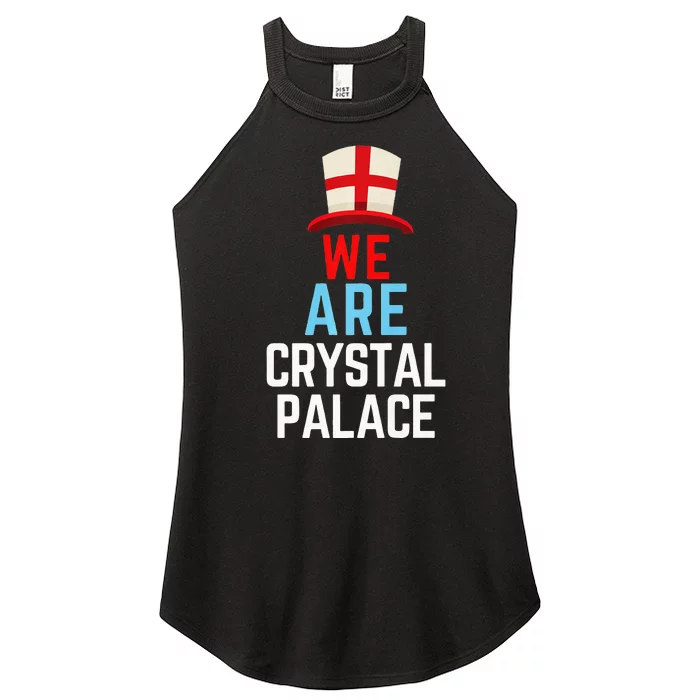 We Are Crystal Palace England Flag Sports Women’s Perfect Tri Rocker Tank