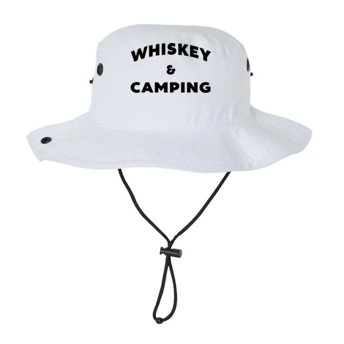 Whiskey And Camping Camping Gift Roadtrip Gift Legacy Cool Fit Booney Bucket Hat