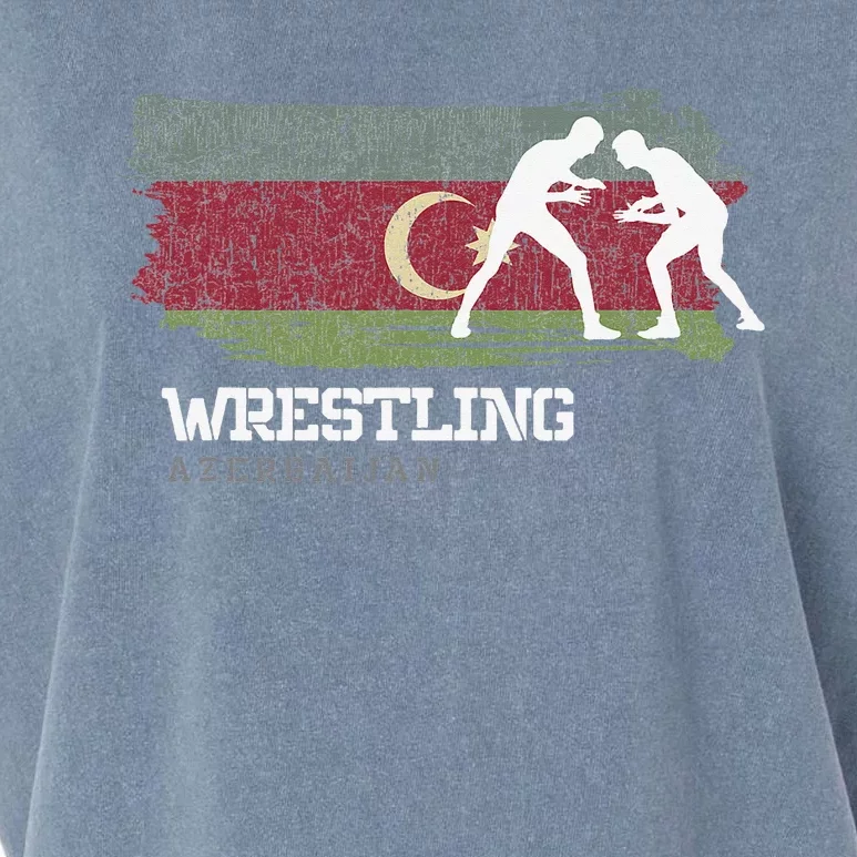 Wrestling Azerbaijan Combat Sports Player Wrestling Garment-Dyed Women's Muscle Tee