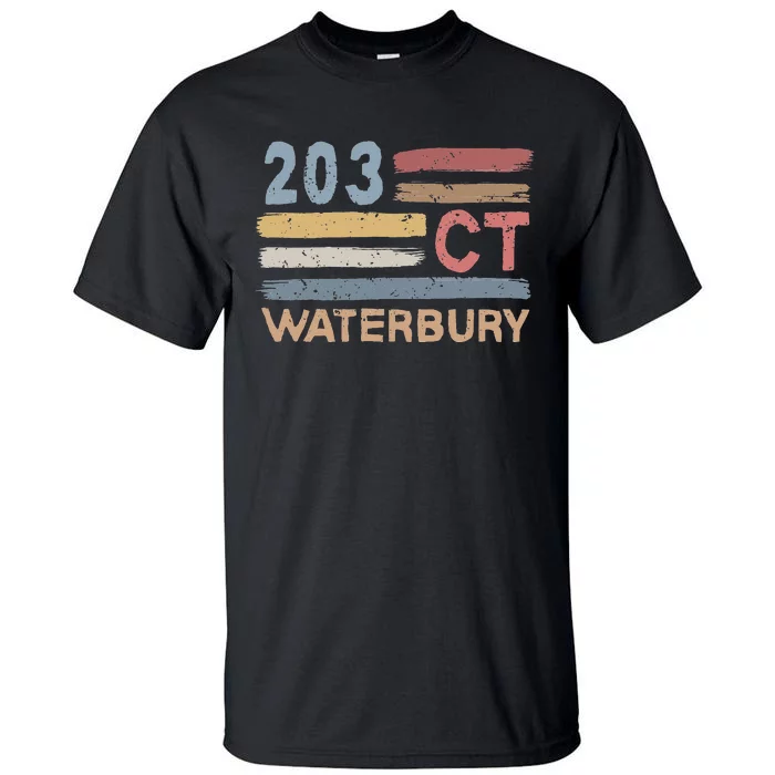 Waterbury Area Code 203 Residents State Connecticut Tall T-Shirt