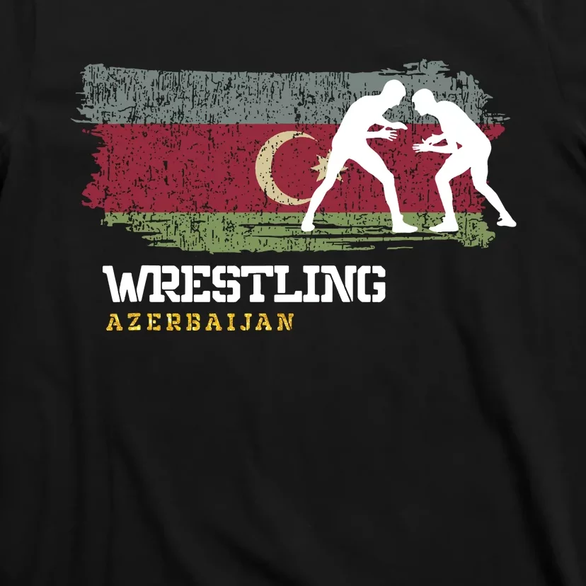 Wrestling Azerbaijan Combat Sports Player Wrestling T-Shirt