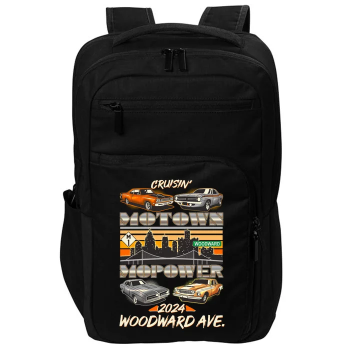 Woodward Ave Cruise Motown Mopower 2024 Impact Tech Backpack