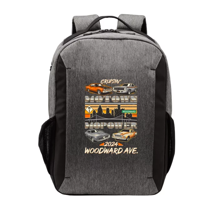 Woodward Ave Cruise Motown Mopower 2024 Vector Backpack