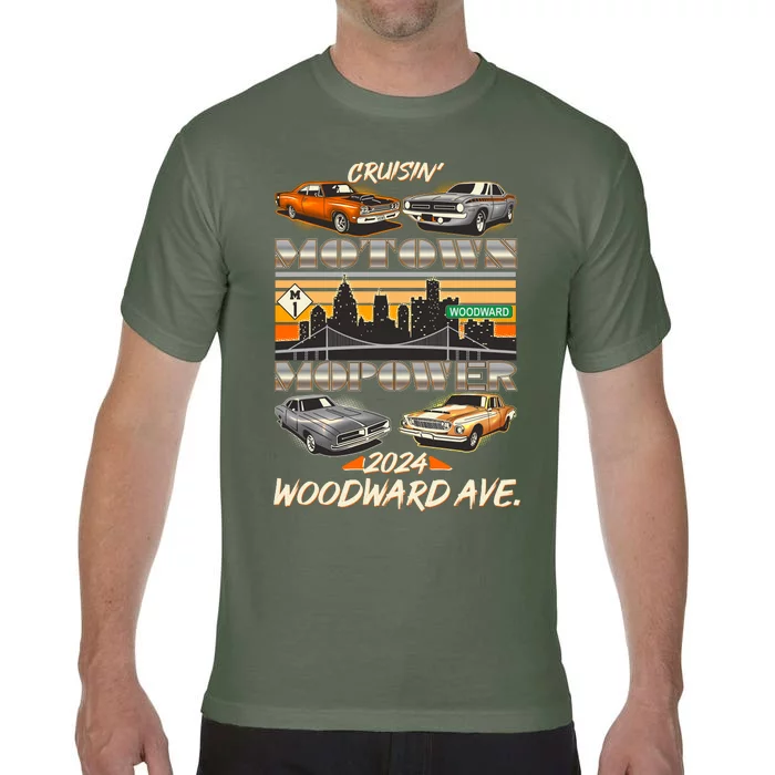 Woodward Ave Cruise Motown Mopower 2024 Comfort Colors T-Shirt