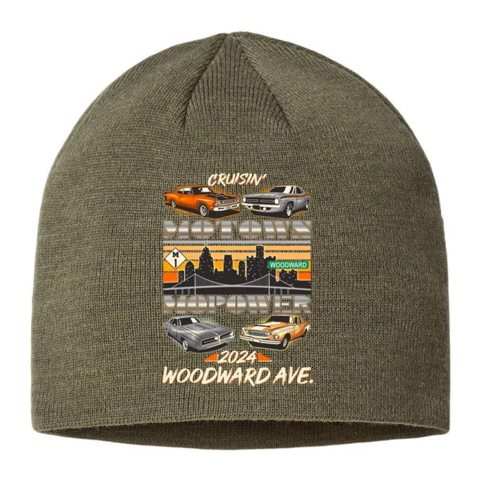 Woodward Ave Cruise Motown Mopower 2024 8 1/2in Sustainable Knit Beanie