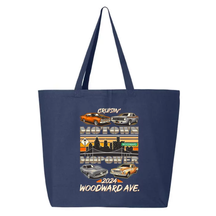 Woodward Ave Cruise Motown Mopower 2024 25L Jumbo Tote