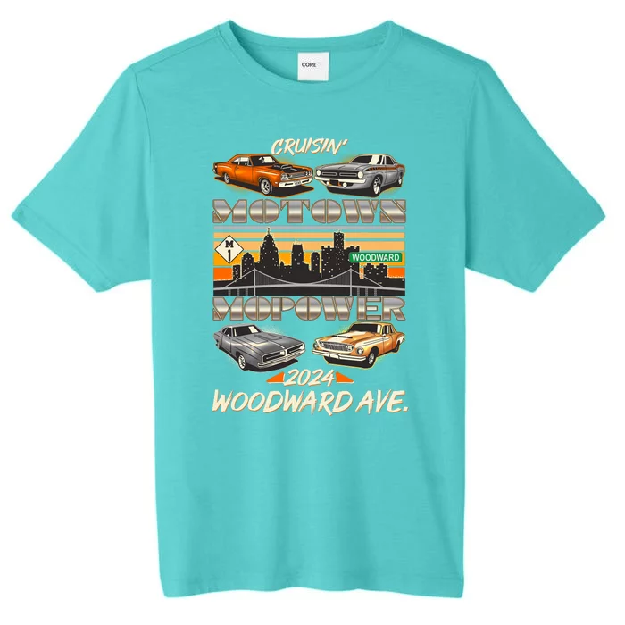 Woodward Ave Cruise Motown Mopower 2024 ChromaSoft Performance T-Shirt