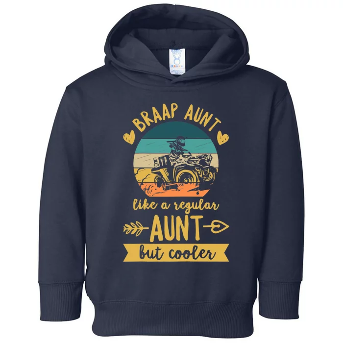 Wo ATV Design For A ATV Aunt Toddler Hoodie