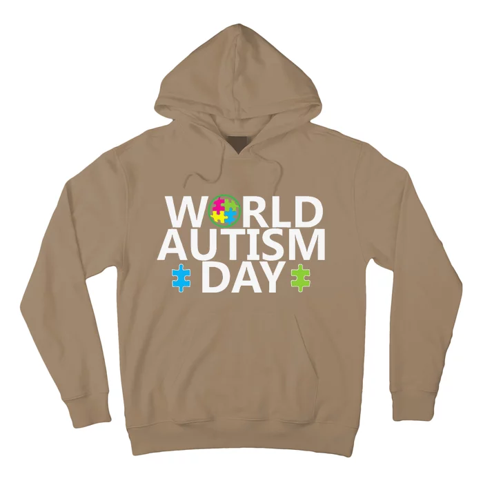 World Autism Day April 2nd Autistic Awareness Puzzle Hoodie