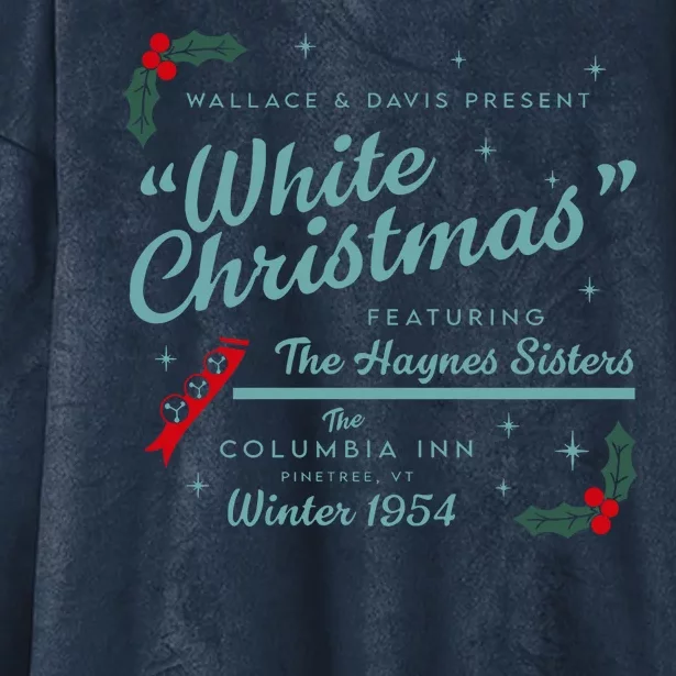 Wallace And Davis Present White Christmas Featuring Christmas Hooded Wearable Blanket