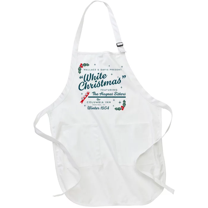 Wallace And Davis Present White Christmas Featuring Christmas Full-Length Apron With Pocket