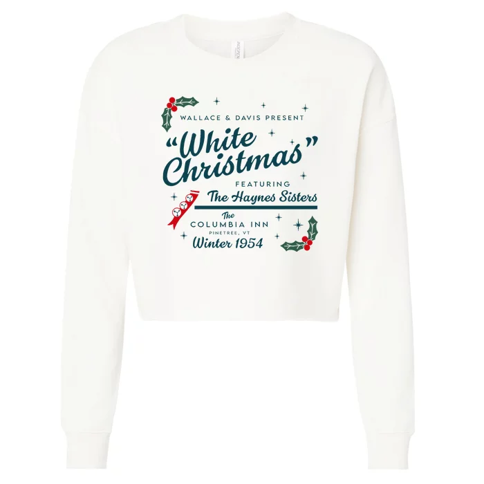 Wallace And Davis Present White Christmas Featuring Christmas Cropped Pullover Crew