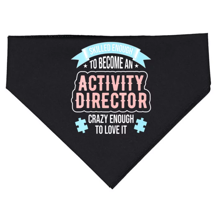 Wo Activity Director USA-Made Doggie Bandana