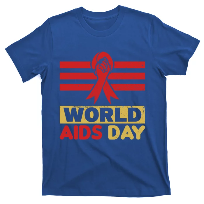 World Aids Day Support Awareness Fight Together Gift T-Shirt