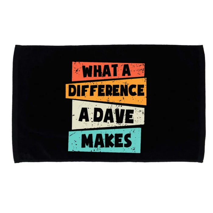 What A Difference A Dave Makes Microfiber Hand Towel