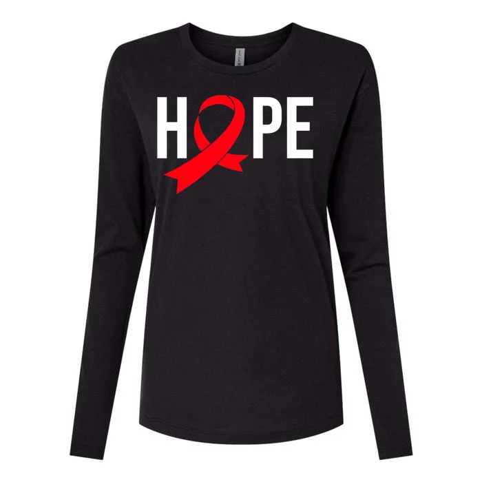 World Aids Day Costume Aids Hope Hivaids Awareness Womens Cotton Relaxed Long Sleeve T-Shirt