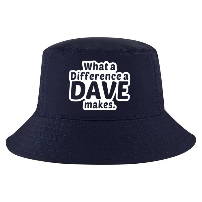 What A Difference A Dave Makes Cool Comfort Performance Bucket Hat