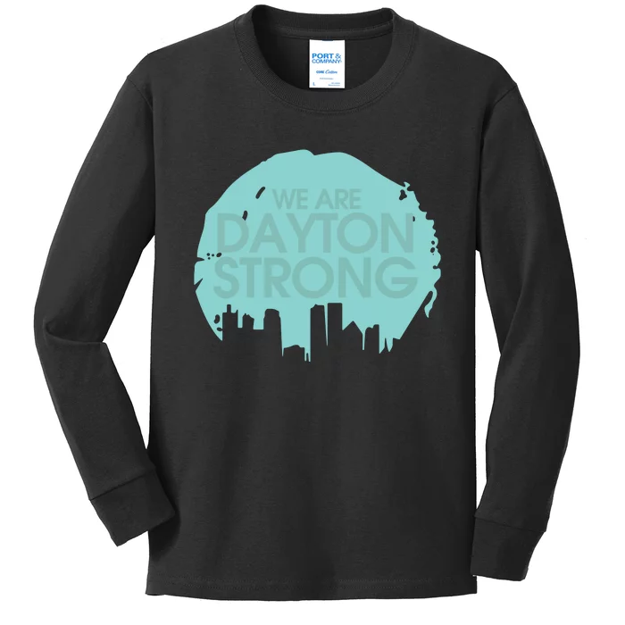 We Are Dayton Strong Kids Long Sleeve Shirt