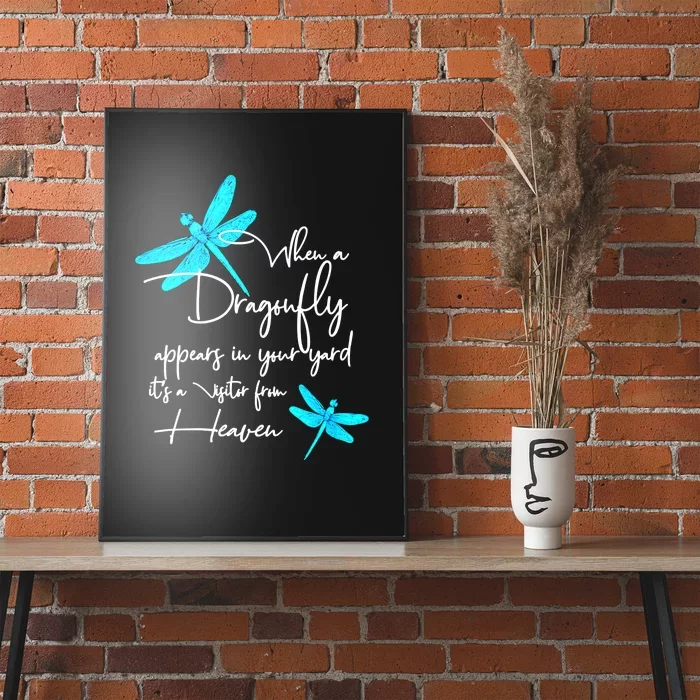 When A Dragonfly Appears Visitor From Heaven Poster