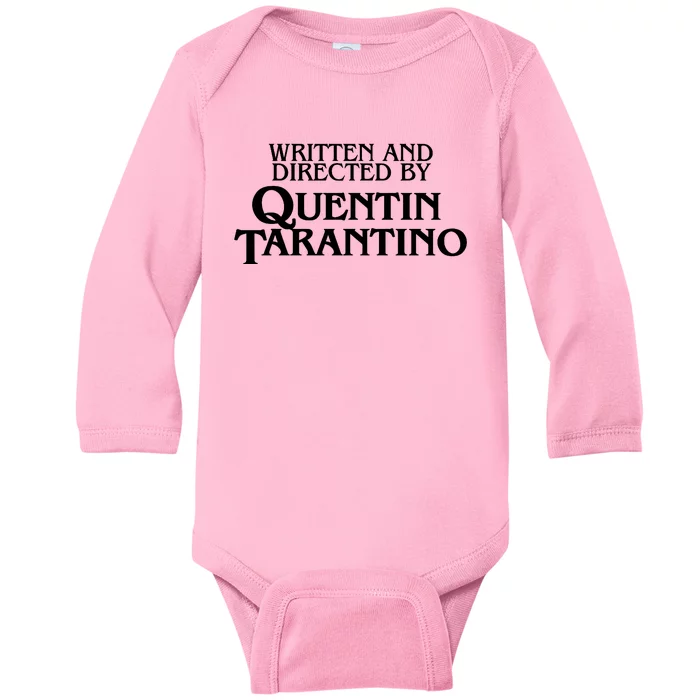 Written And Directed Baby Long Sleeve Bodysuit