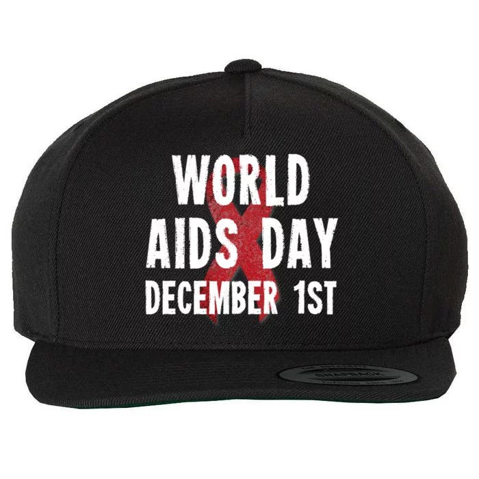 World Aids Day December 1st 2019 Gift Wool Snapback Cap