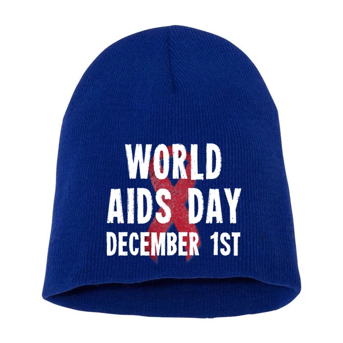 World Aids Day December 1st 2019 Gift Short Acrylic Beanie