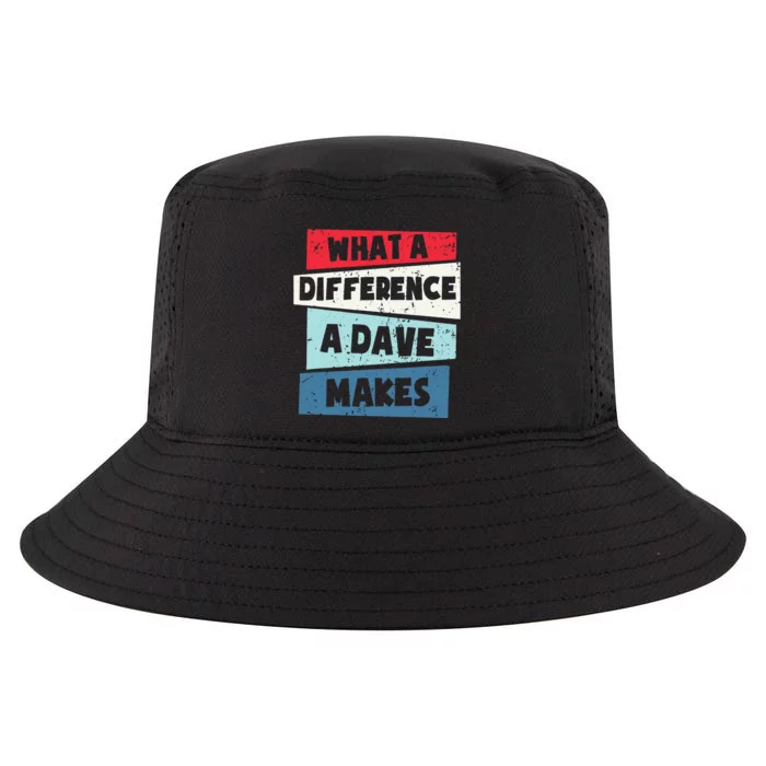 What A Difference A Dave Makes Cool Comfort Performance Bucket Hat