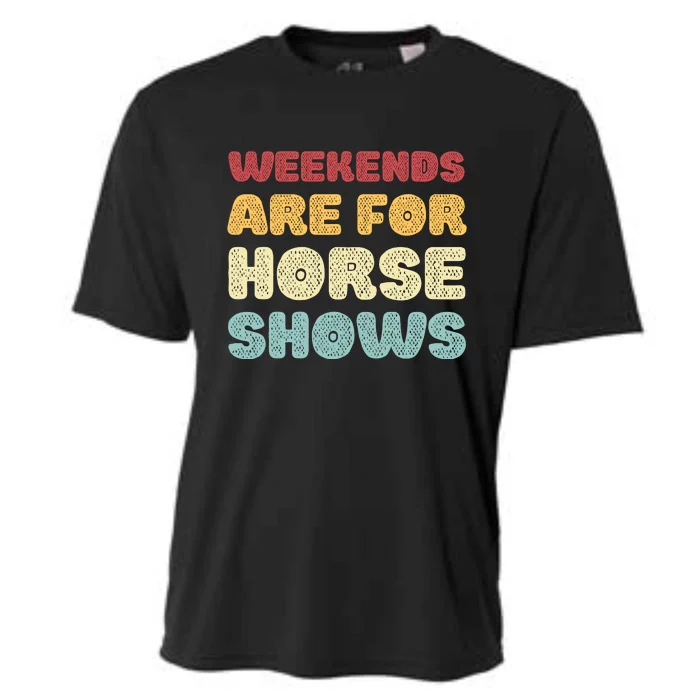 Weekends Are For Horse Shows Cooling Performance Crew T-Shirt