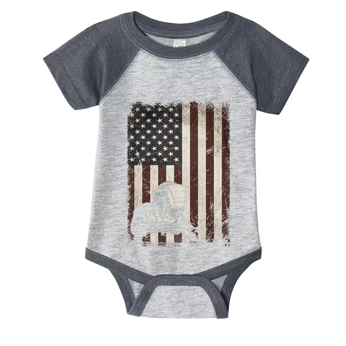 Welder American Flag Vintage Weld Welding Helmet Funny Gift Men Meaningful Gift Infant Baby Jersey Bodysuit