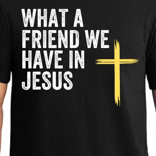 What A Friend We Have In Jesus Christian Faith Devotion Jesus Loves You Pajama Set