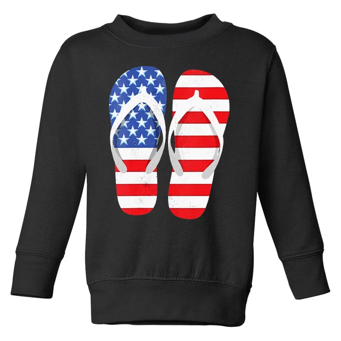 Womens American Flag Flip Flops Comfortable Slippers Flip Flops Toddler Sweatshirt