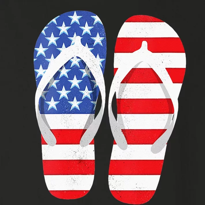 Womens American Flag Flip Flops Comfortable Slippers Flip Flops Toddler Long Sleeve Shirt