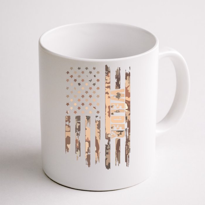 Welder American Flag Gift Welding Front & Back Coffee Mug