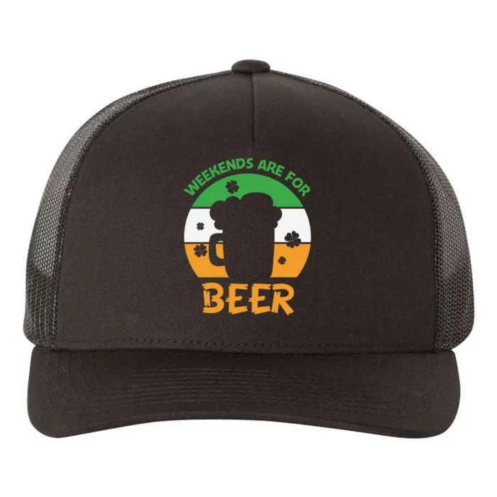 Weekends Are For Beer Funny Drinking Yupoong Adult 5-Panel Trucker Hat