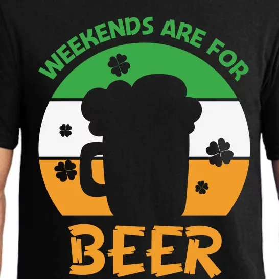 Weekends Are For Beer Funny Drinking Pajama Set