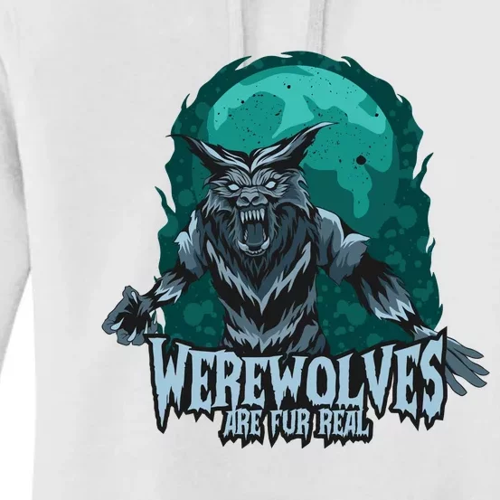 Werewolves Are Fur Real Women's Pullover Hoodie