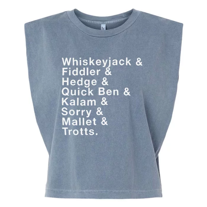 Whiskeyjack And Fiddler And Hedge And Quick Ben Garment-Dyed Women's Muscle Tee