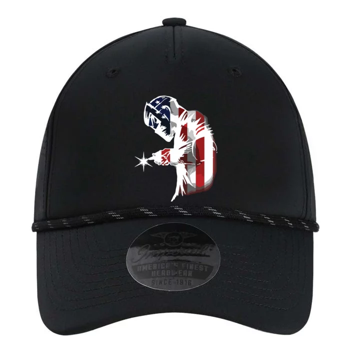 Welder American Flag USA Patriotic Welder Performance The Dyno Cap