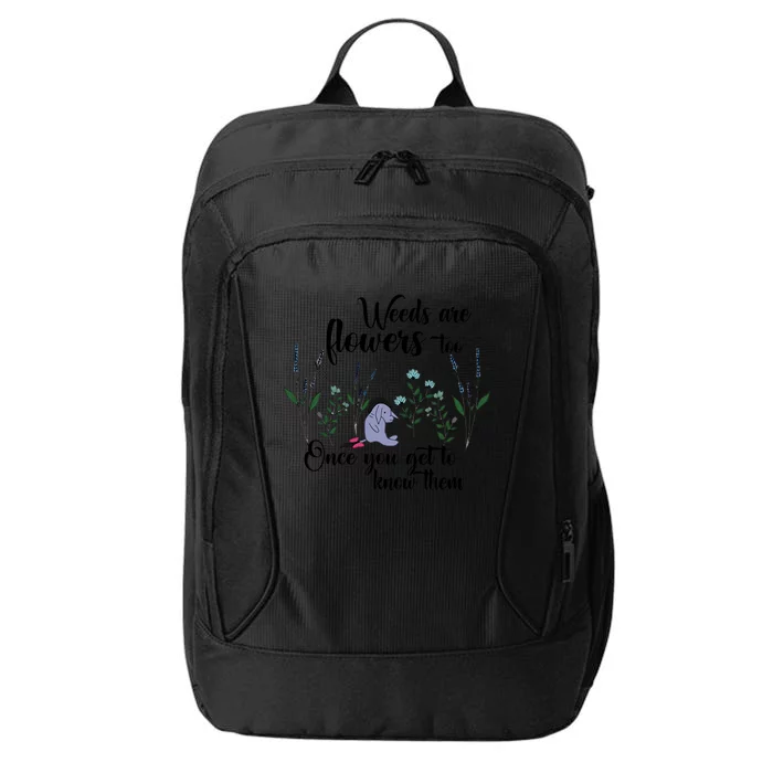 Weeds Are Flowers Too Once You Get To Know Them Cute Bear Flower Garden Festival City Backpack