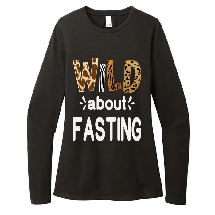 Wild About Fasting Ramadan Fasting Gift Womens CVC Long Sleeve Shirt