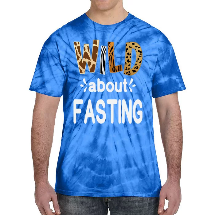 Wild About Fasting Ramadan Fasting Gift Tie-Dye T-Shirt