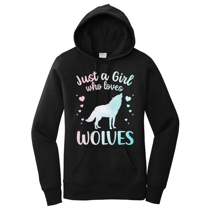 Wolves Art For Wolf Related Animal Wolf Lover Women's Pullover Hoodie