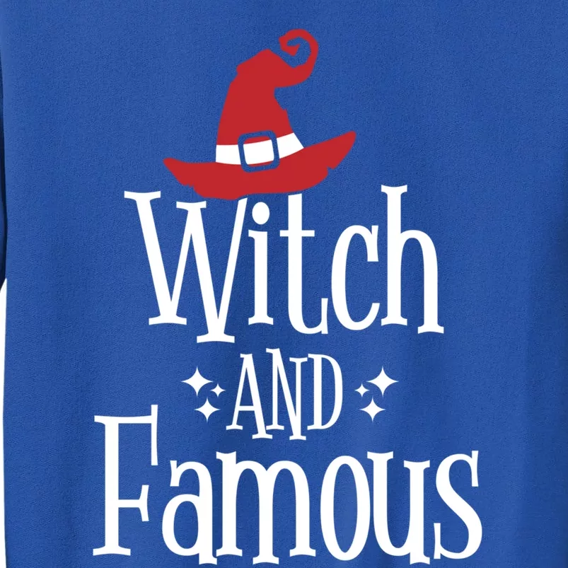 Witch And Famous Witchy Attire Halloween Costume Cute Gift Tall Sweatshirt