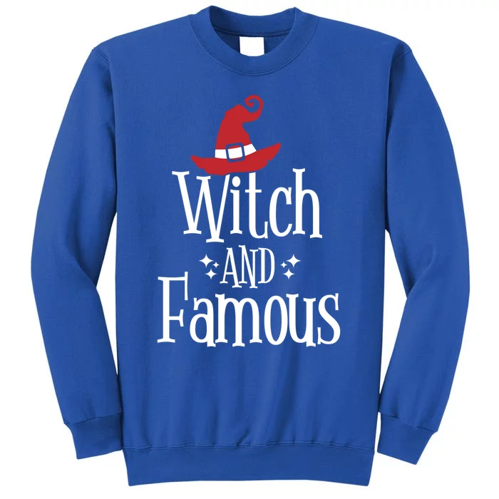 Witch And Famous Witchy Attire Halloween Costume Cute Gift Tall Sweatshirt